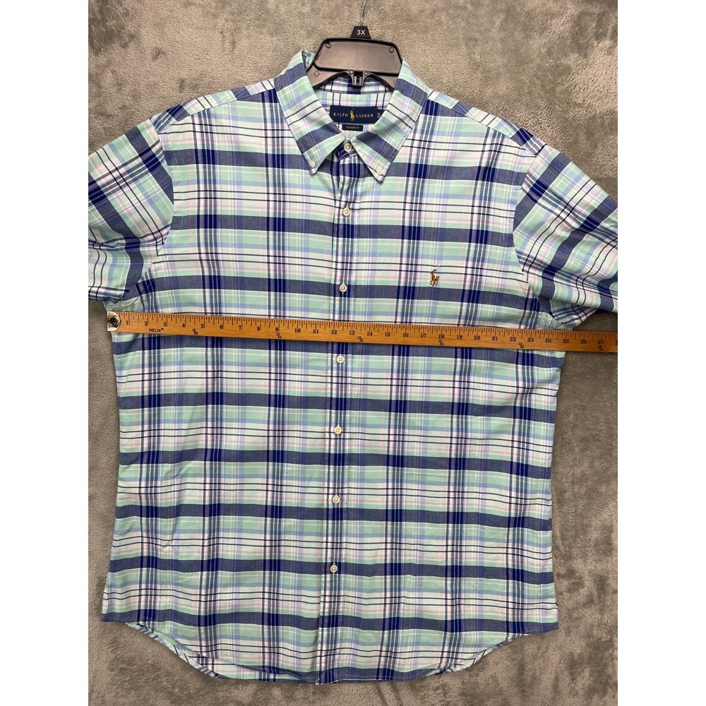 Ralph Lauren Men's Classic Fit Shirt XL Long Sleeve Multicolor Plaid Button Up - Picture 2 of 9